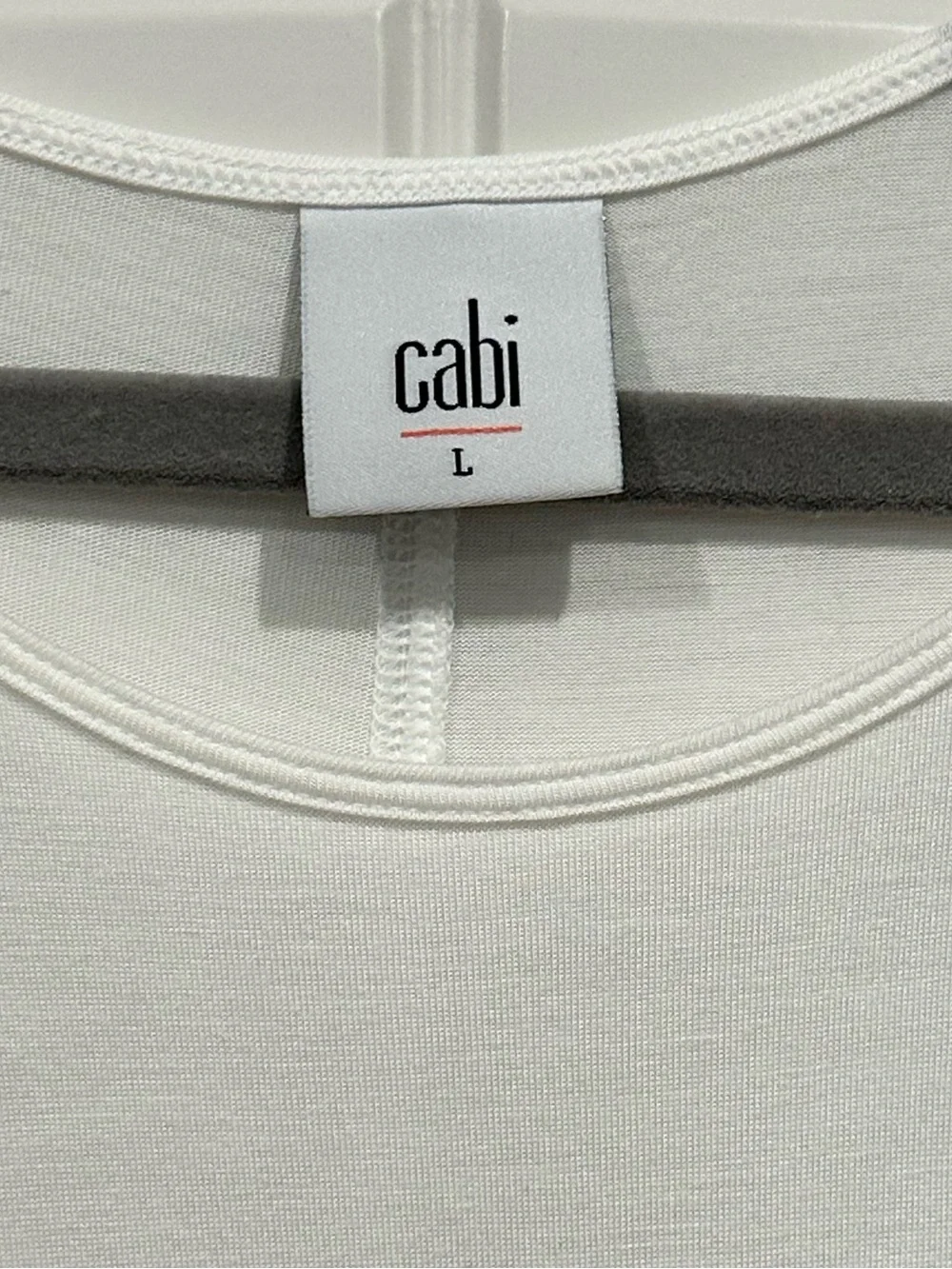 Cabi Sleeveless White Tank Top - Picture 3 of 4
